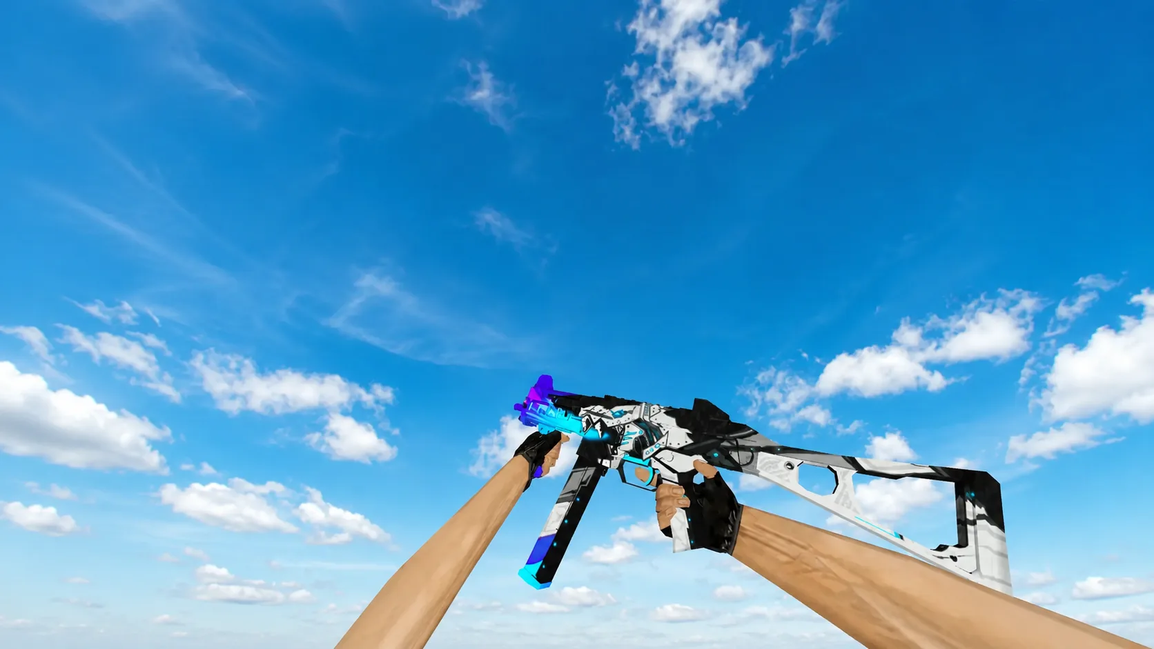 Модель UMP-45 "Mecha Dragon" для CS 1.6