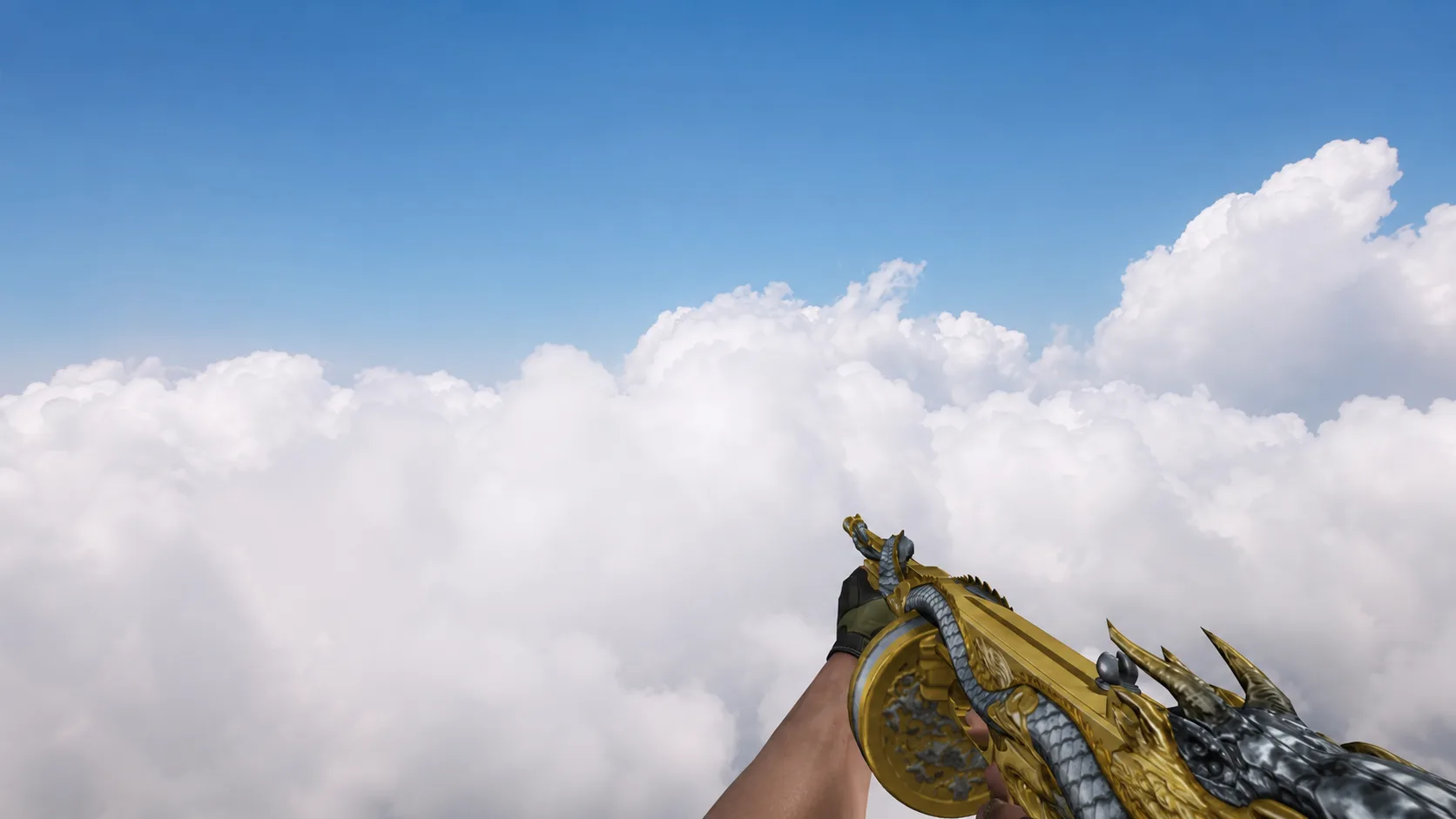Модель Thompson-Infernal Dragon "Dragon Noble Gold" для CS 1.6