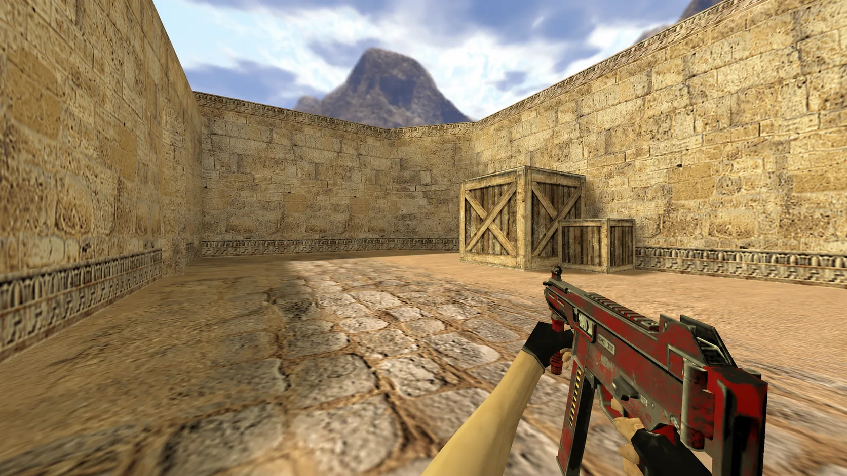 Модель UMP-45 "Red" для CS 1.6