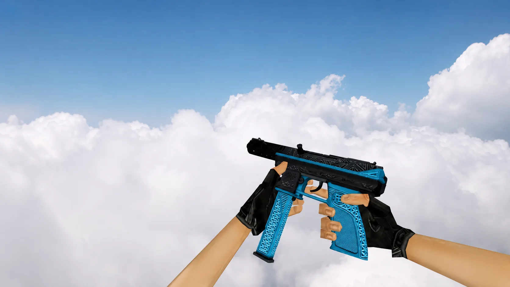 Model TEC-9 "Tread Blue" for CS 1.6 — 1