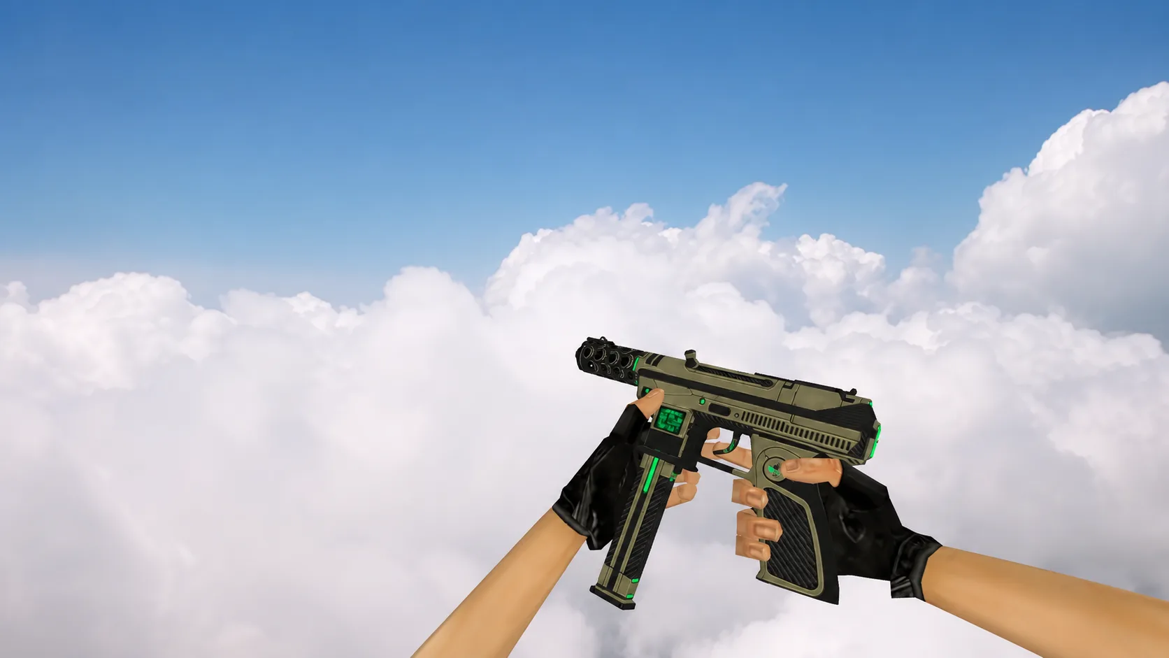 Модель TEC-9 "Cyber" для CS 1.6 — 1