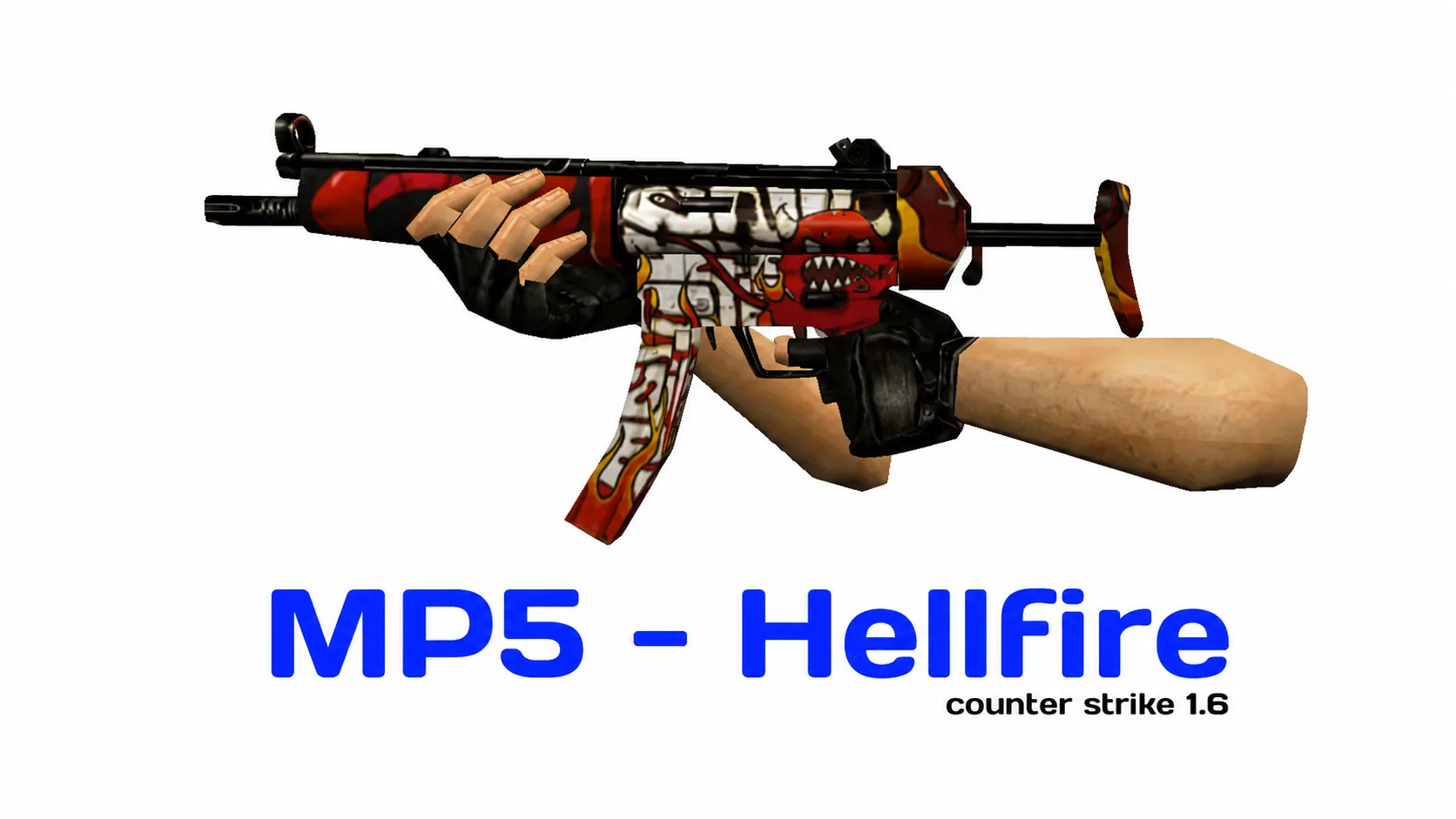 Model MP5 "Hellfire" for CS 1.6