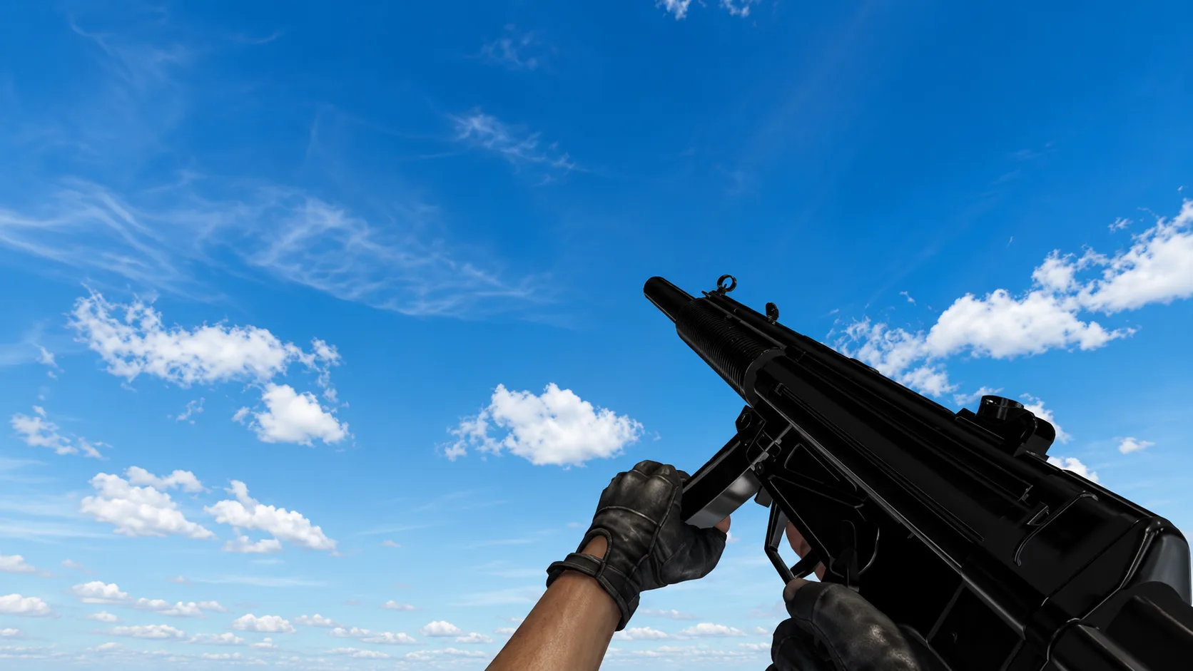 Model MP5-SD "Chrome" for CS 1.6 — 1