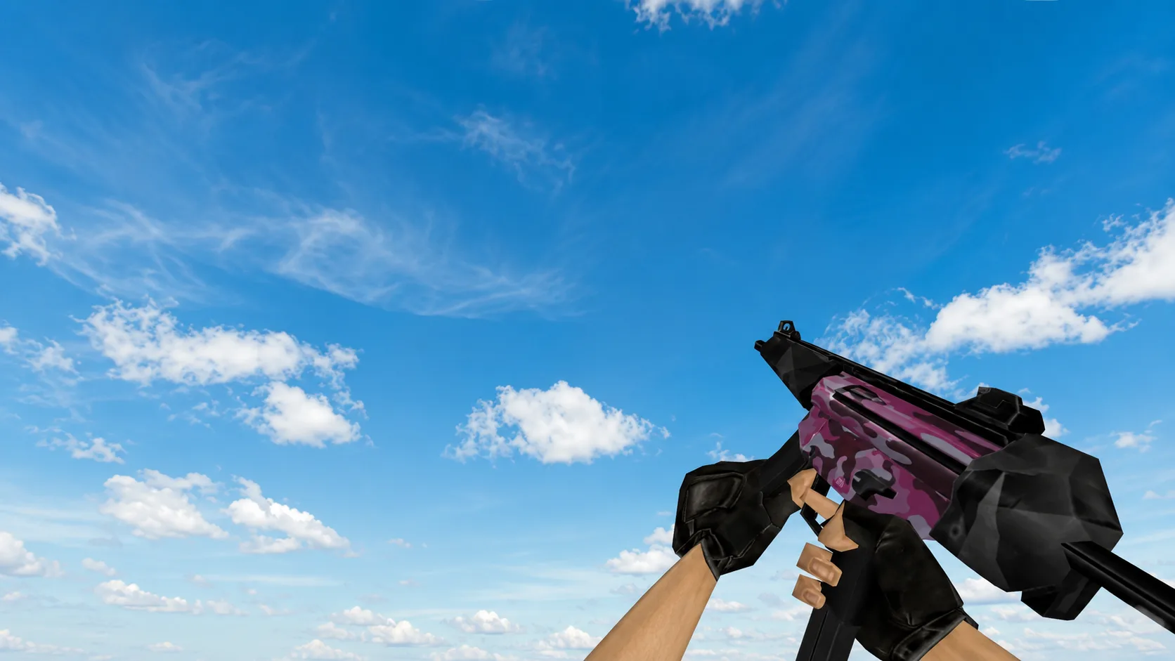 Model MP5 „Różowy Camo” dla CS 1.6 — 1
