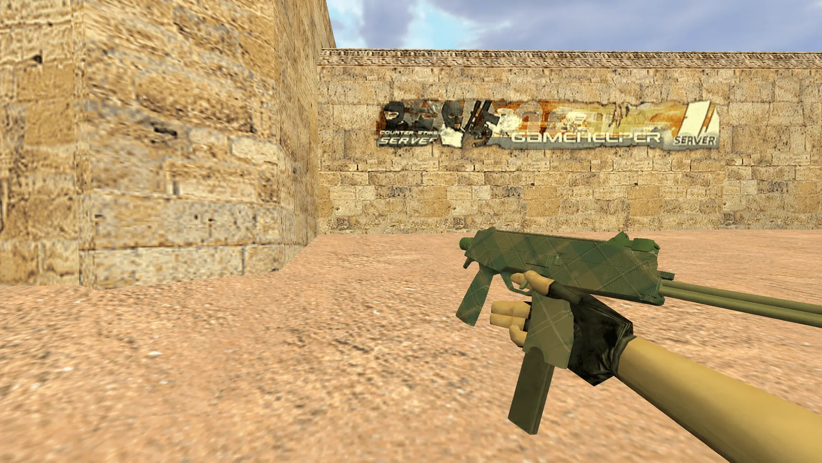 Model MP9 "Green-Plaid" for CS 1.6 — 1