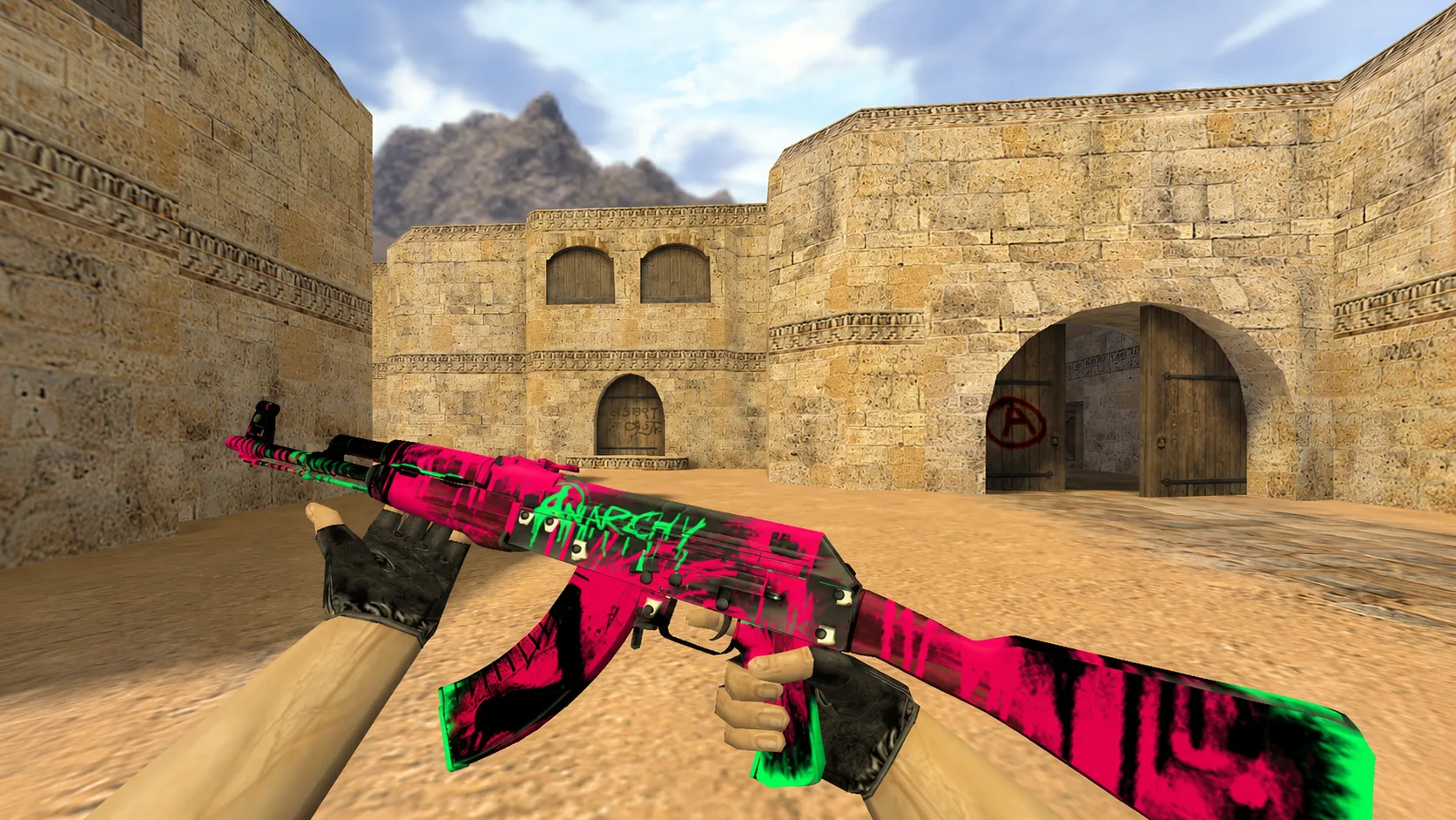 Model AK-47 "Neon-Revolution" for CS 1.6 — 1