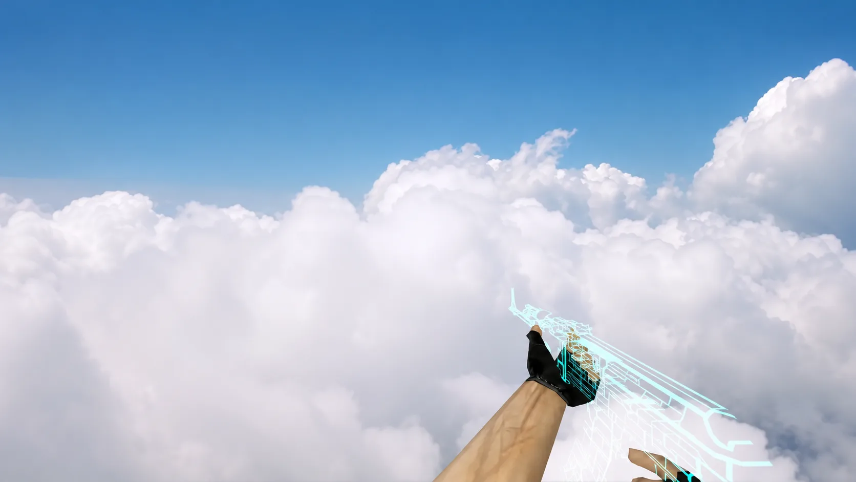 Model AK-47 "TRON" for CS 1.6 — 1