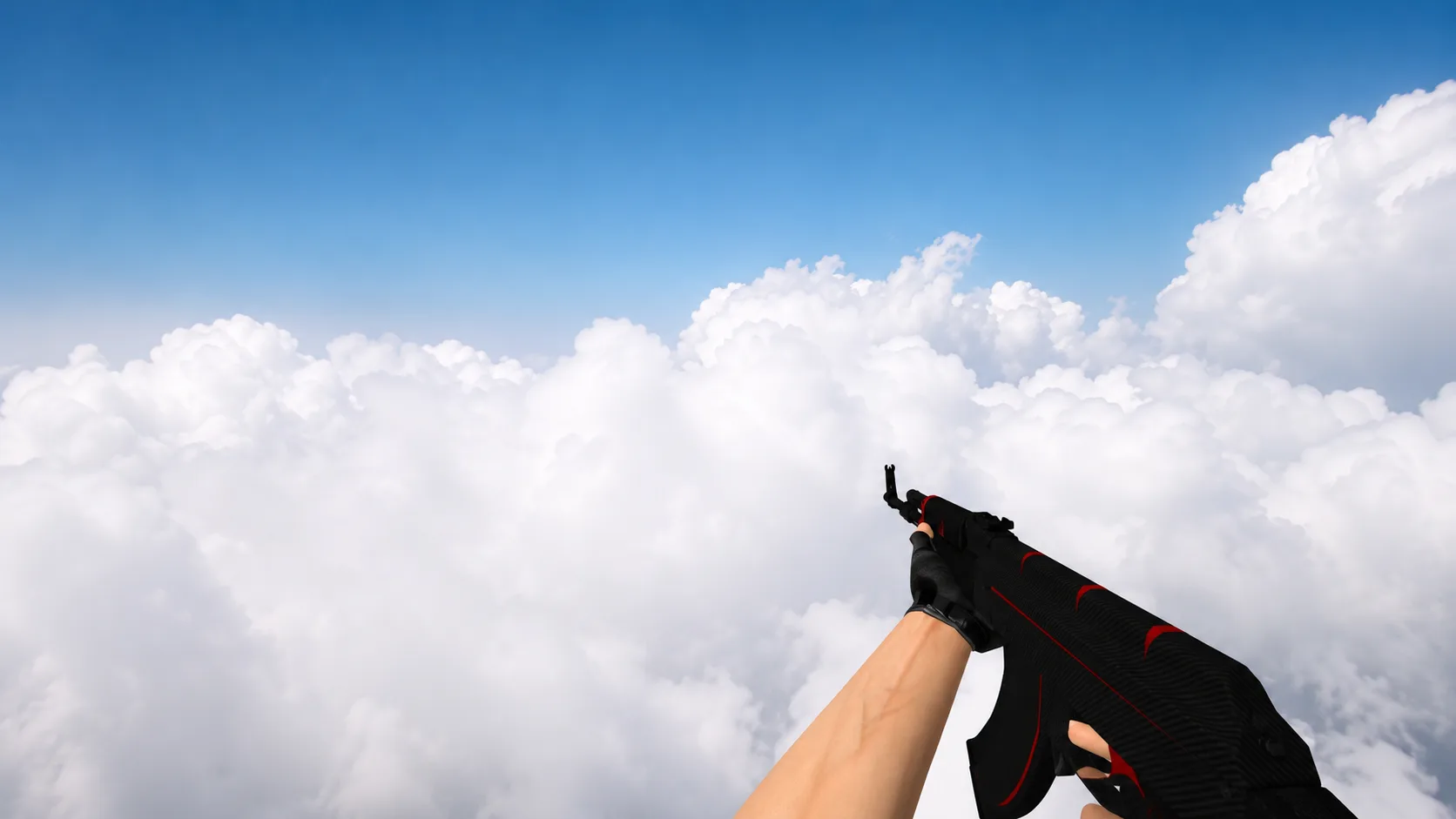 Model AK-47 Domyślna „czerwona linia” dla CS 1.6