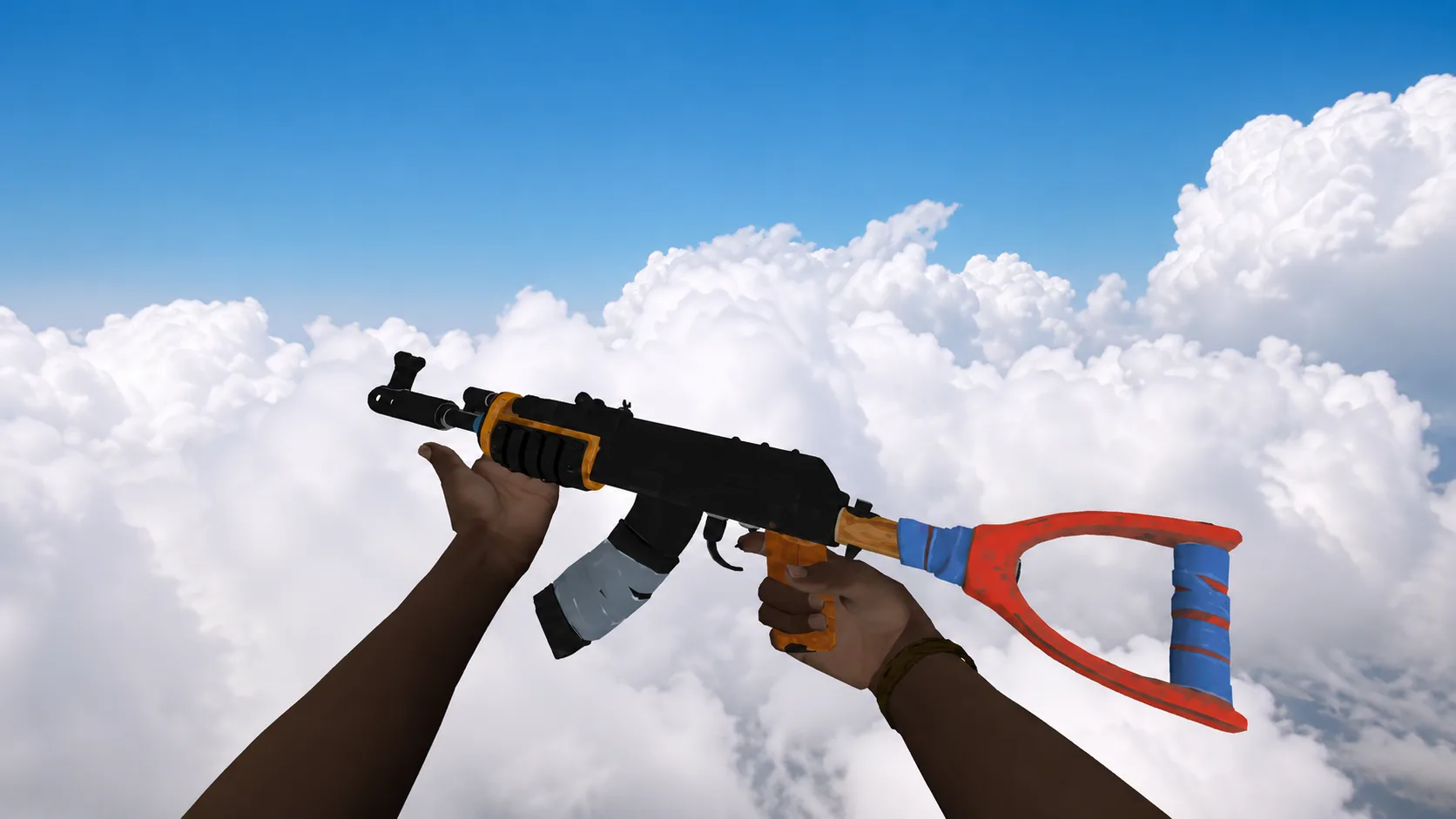 Model AK-47 "RUST" for CS 1.6 — 1