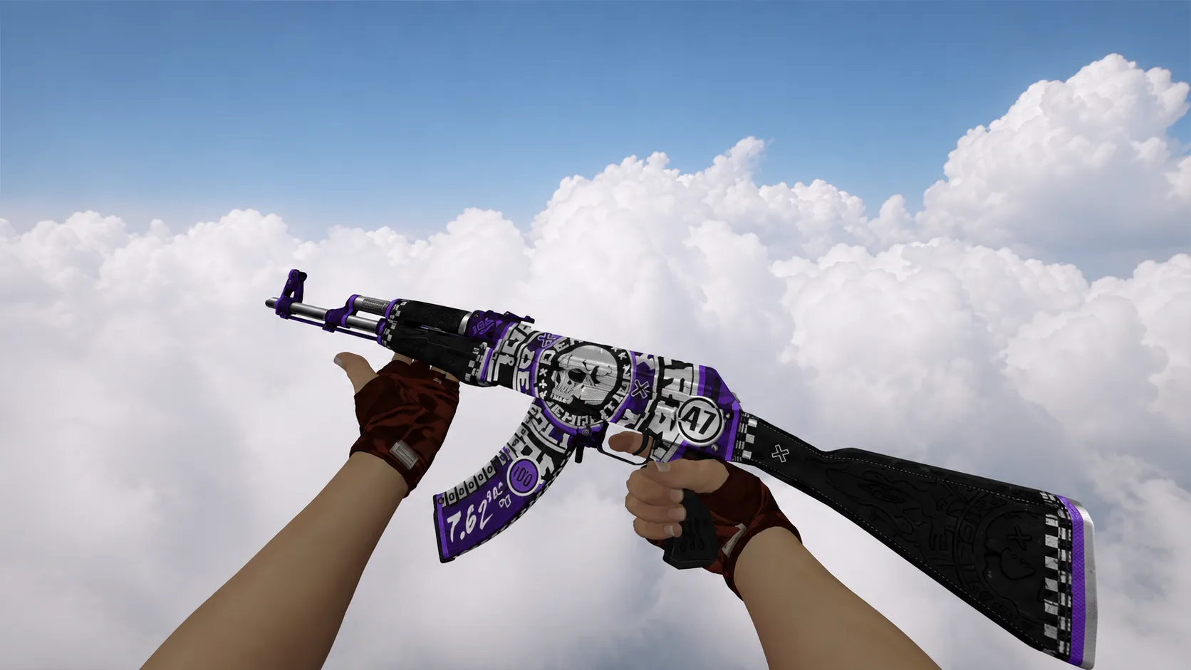 Model AK-47 „Demolition Purple” dla CS 1.6 — 1