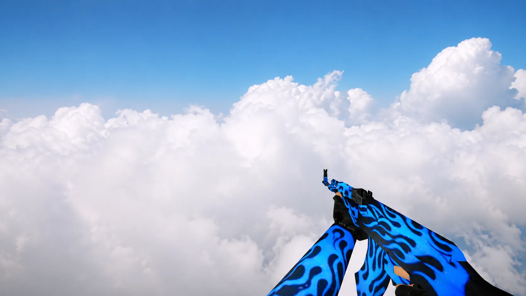 Model AK-47 „Blue Flame” dla CS 1.6 — 1