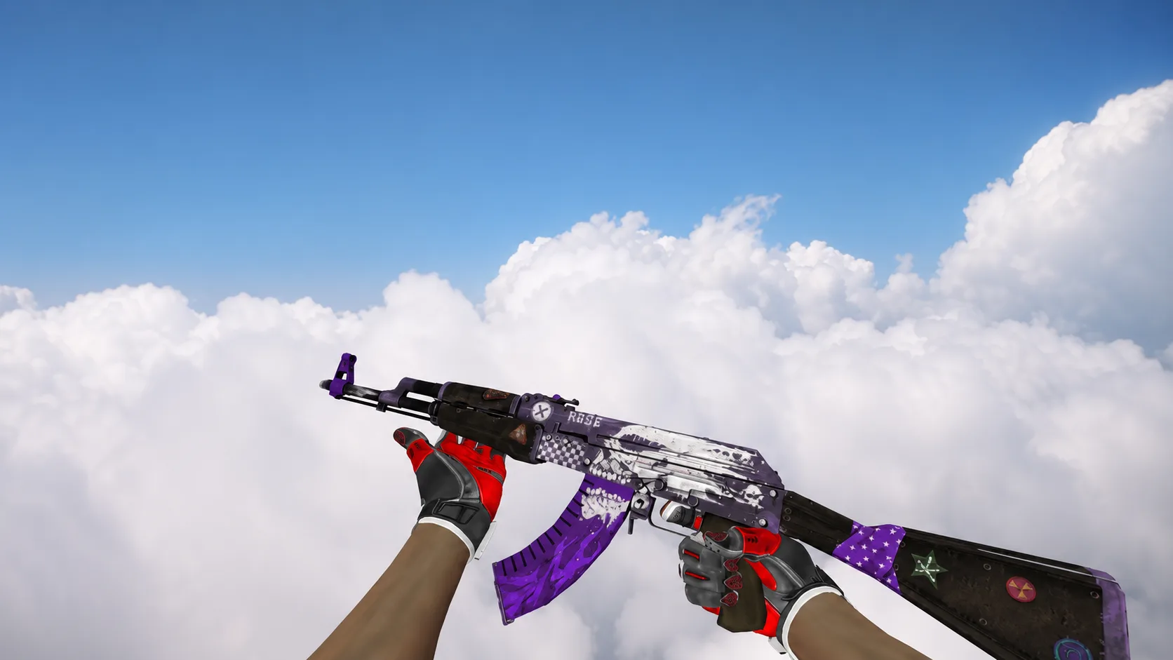 Model AK-47 „Rise Purple” dla CS 1.6 — 1
