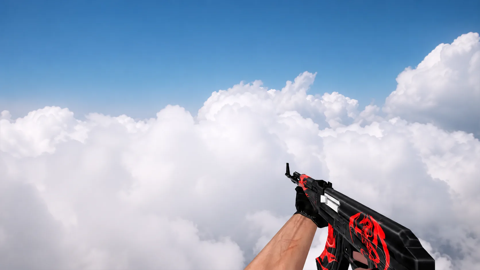 Model AK-47 Default "Red Dragon" for CS 1.6 — 1