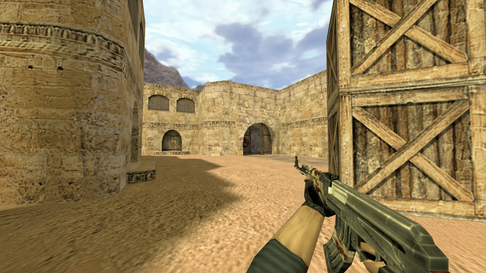 Model AK-47 „Desert Camo” dla CS 1.6 — 1