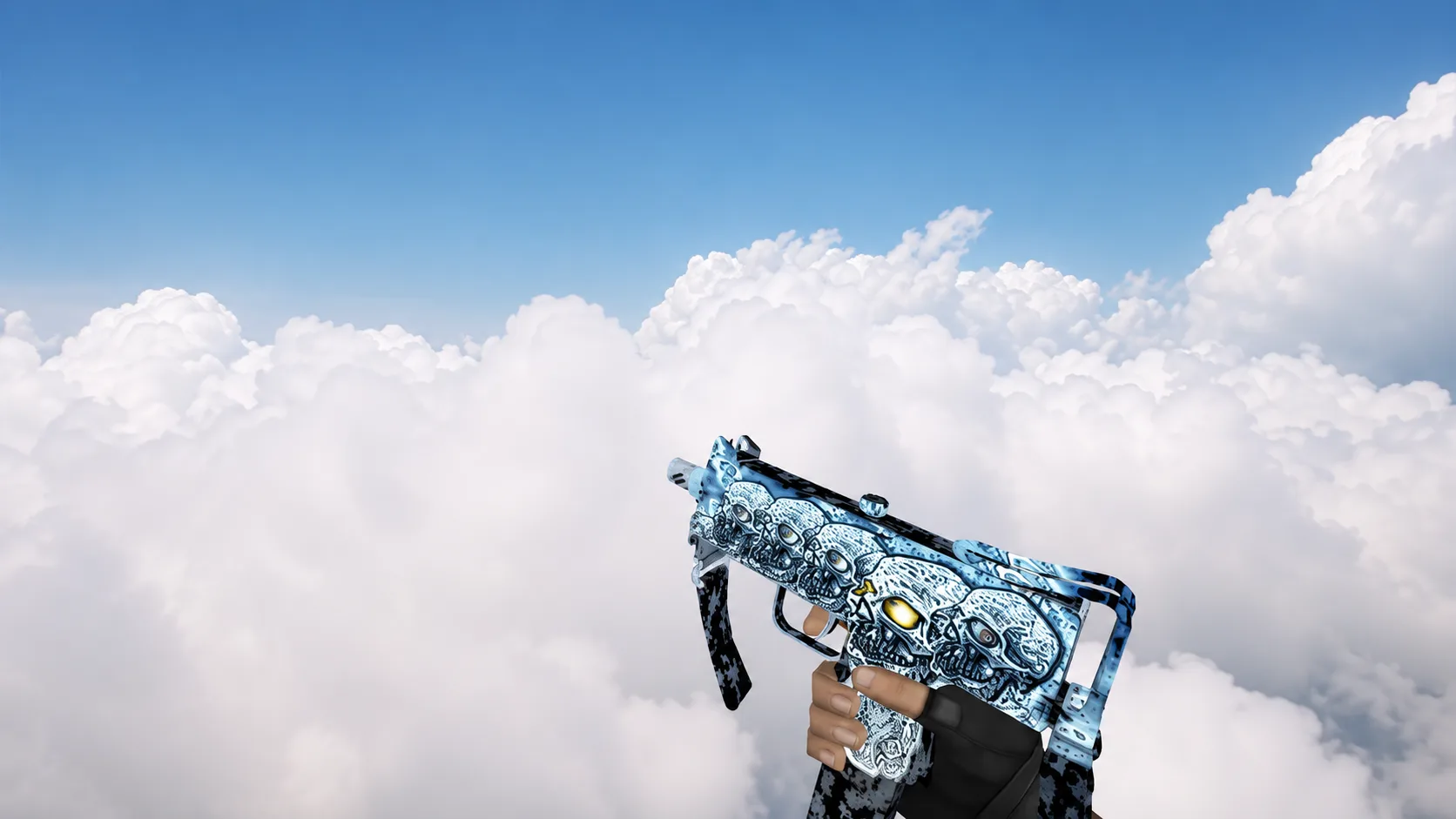 Model MAC-10 "Diamond skull" for CS 1.6 — 1