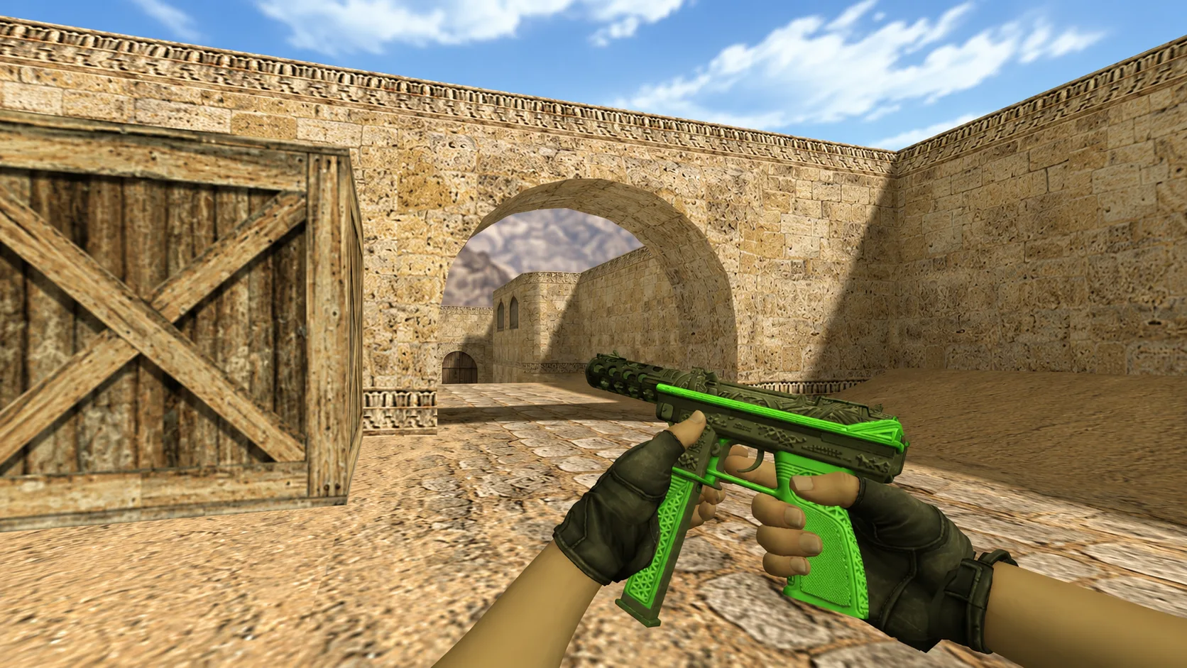 Model TEC-9 „Mr-Green” dla CS 1.6 — 1