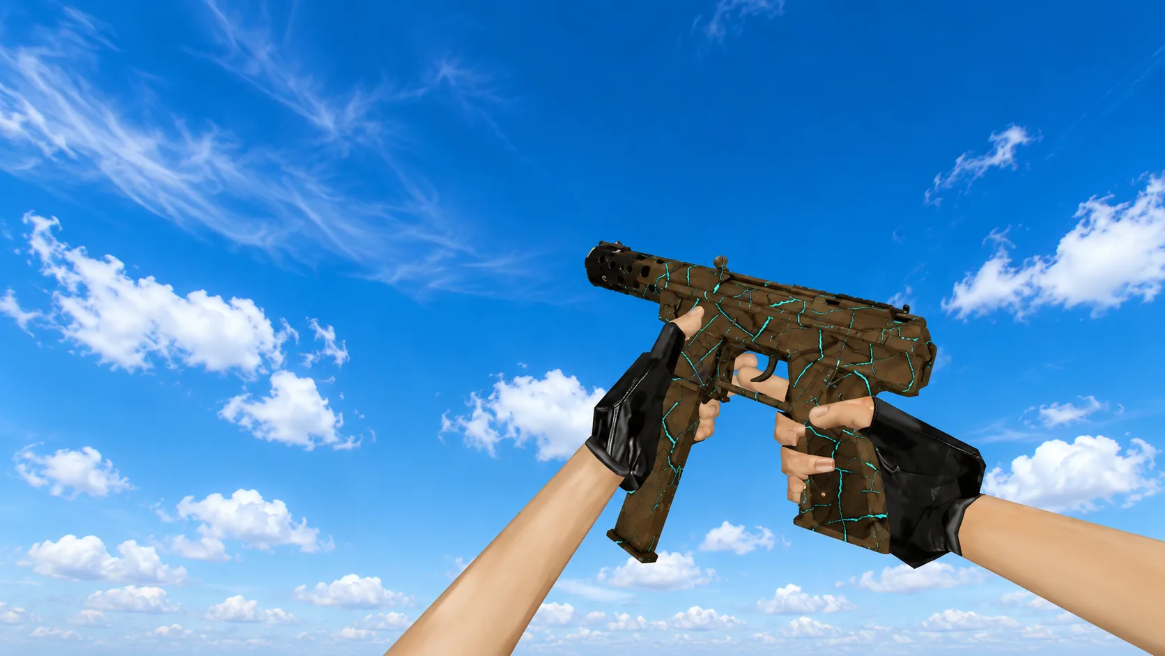 Модель TEC-9 "Cracked-Opal" для CS 1.6