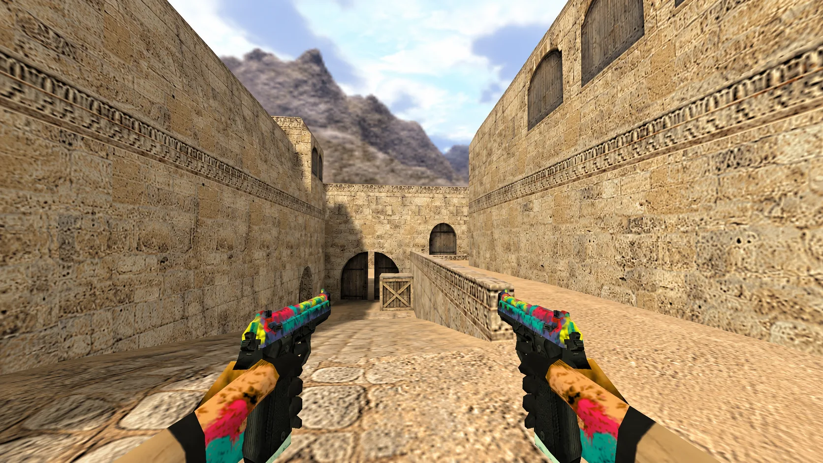 Модель Dual Berettas "Colored" для CS 1.6