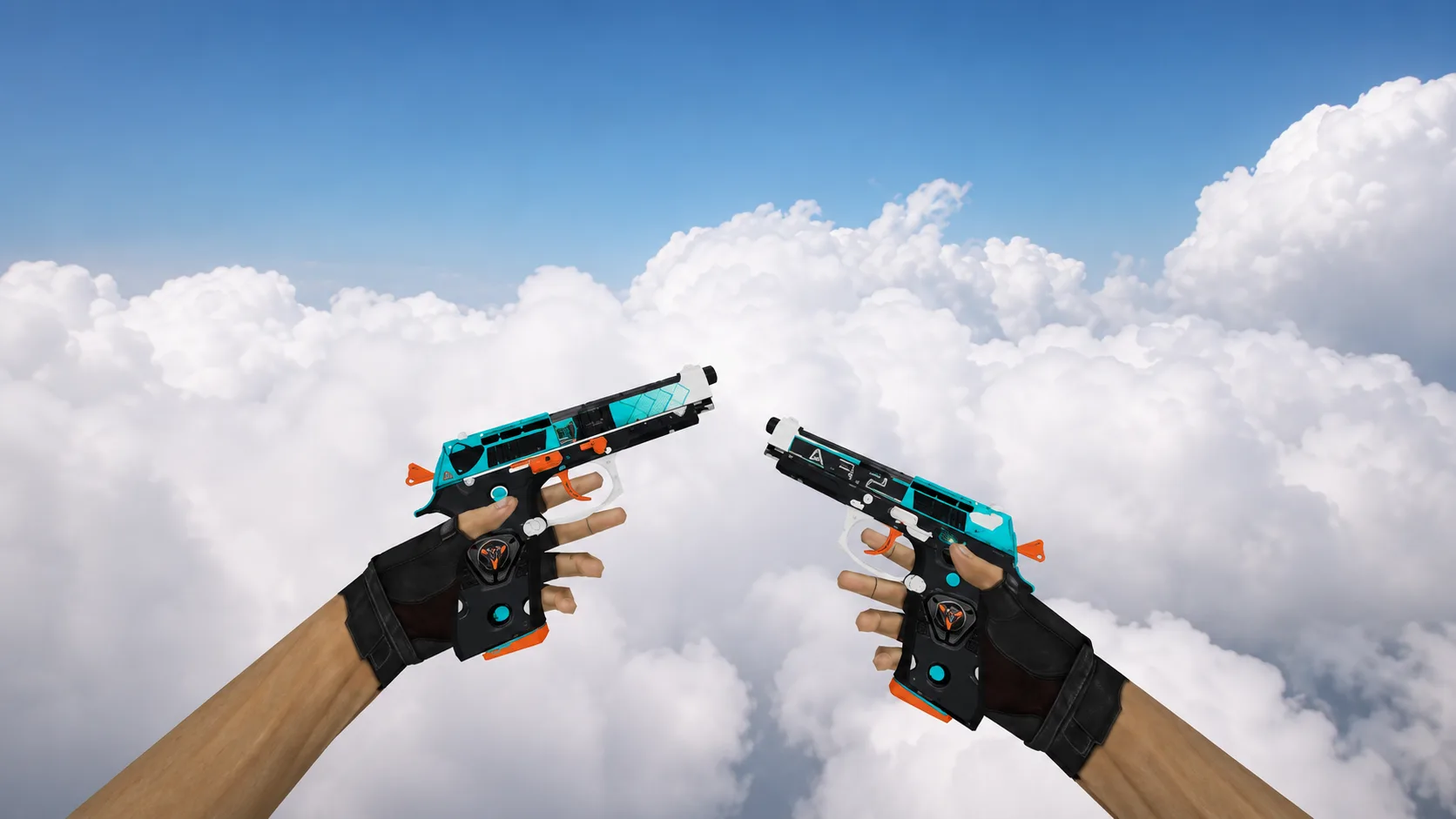 Model Dual Berettas "Trigger Happy" for CS 1.6