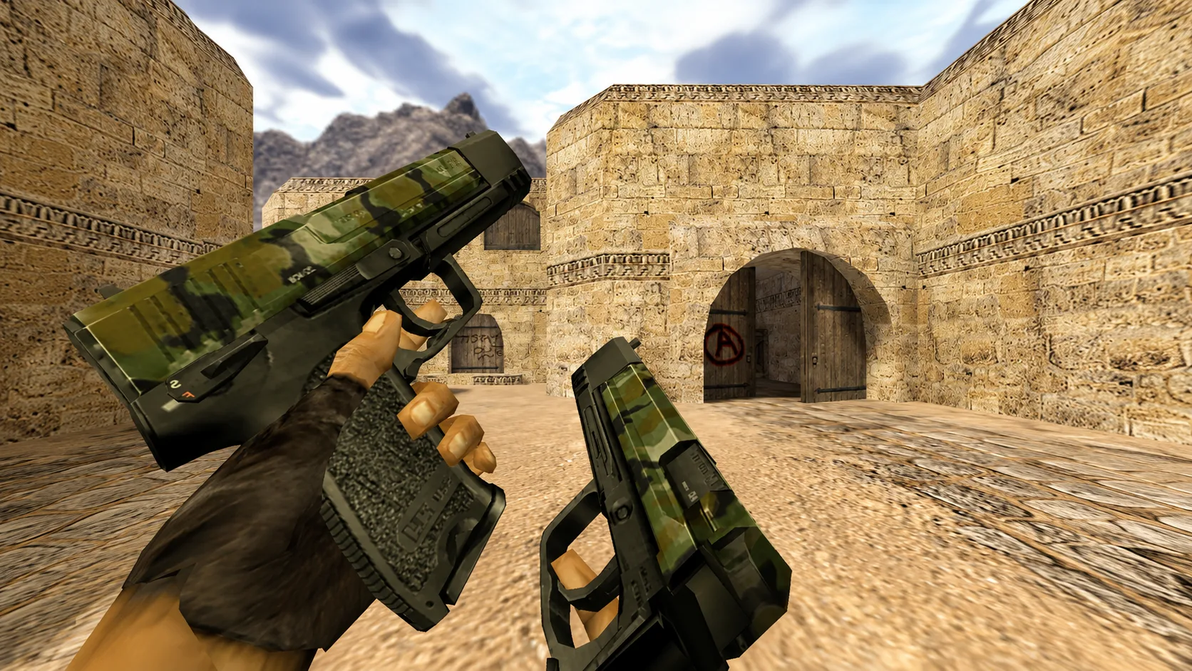 Модель Dual USP "Camo" для CS 1.6