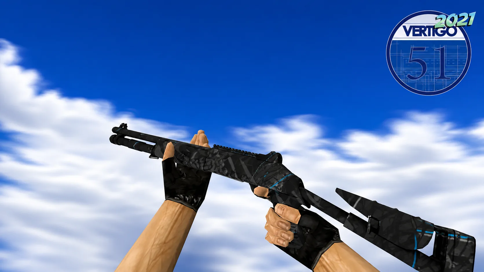 Model XM1014 „Niebieska opona” do CS 1.6 — 1